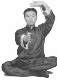 Curso de la palma de Guan Yin sentada en un loto